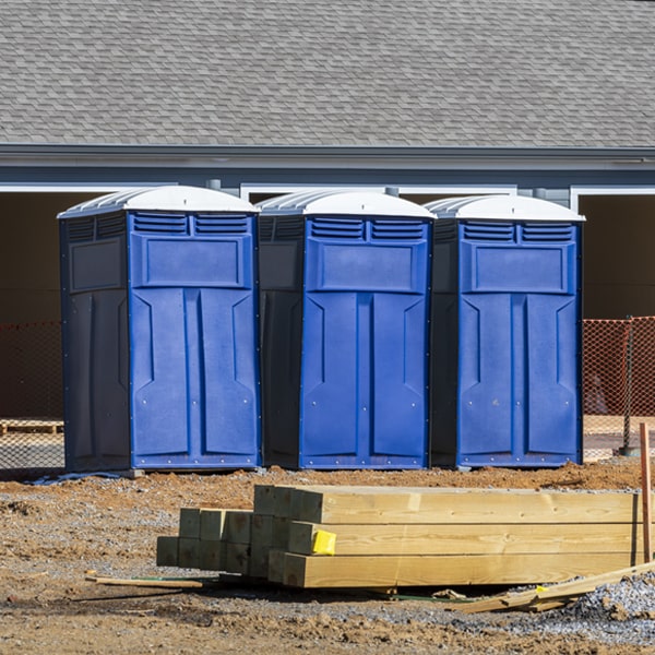 what is the expected delivery and pickup timeframe for the porta potties in Mammoth